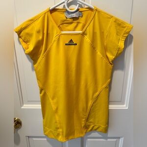 Adidas Womens Stella McCartney Roland Garros Tee - Amber Yellow
